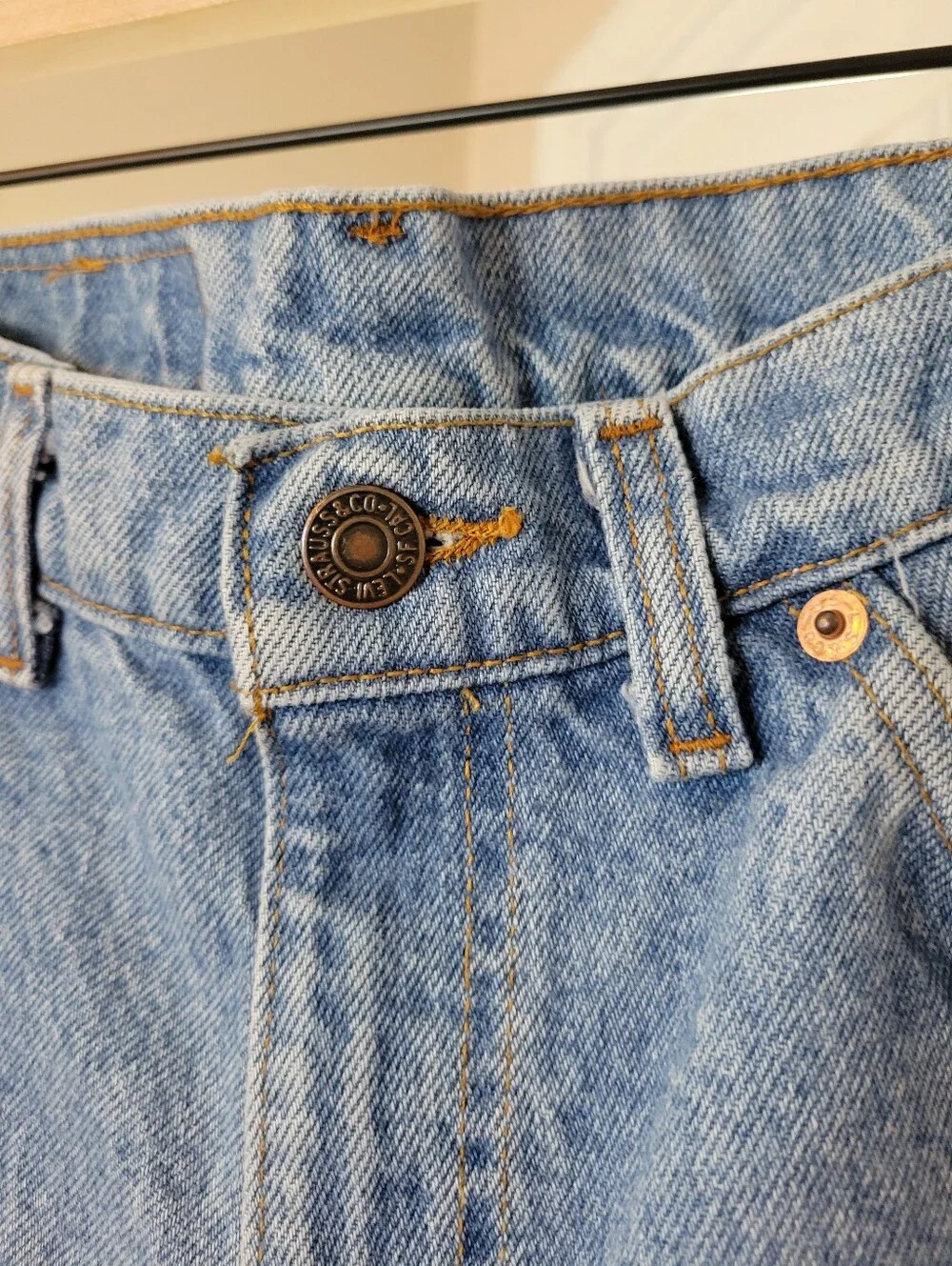 Levi's Orange Tab Vintage Straight Leg Light Wash Jeans, Size 29×32 Mens‎
